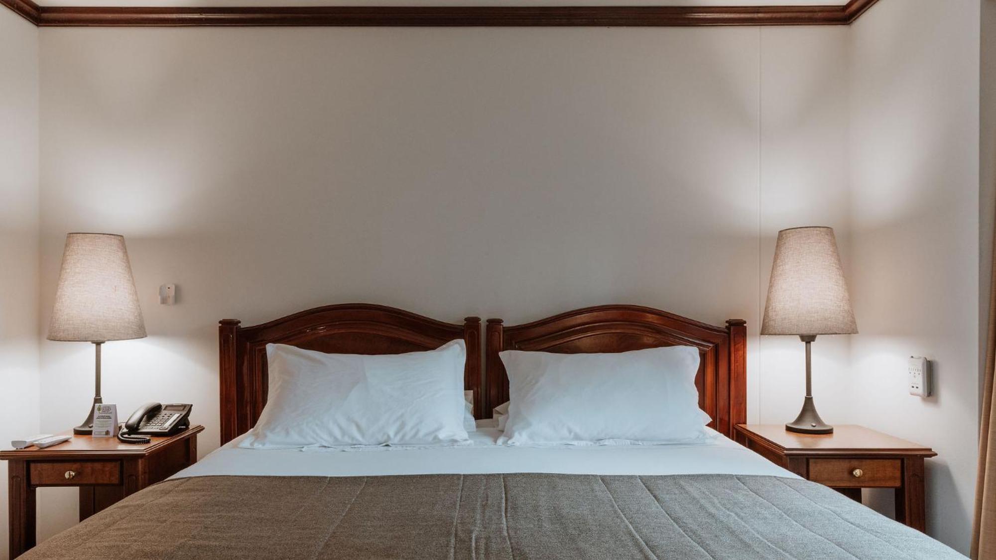 ホテルパーク10 メデジン エクステリア 写真 A bed with two pillows